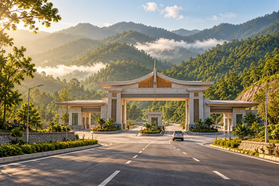 Bo Y border checkpoint