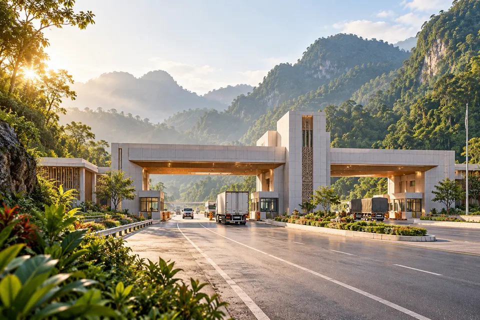 Cha Lo border checkpoint