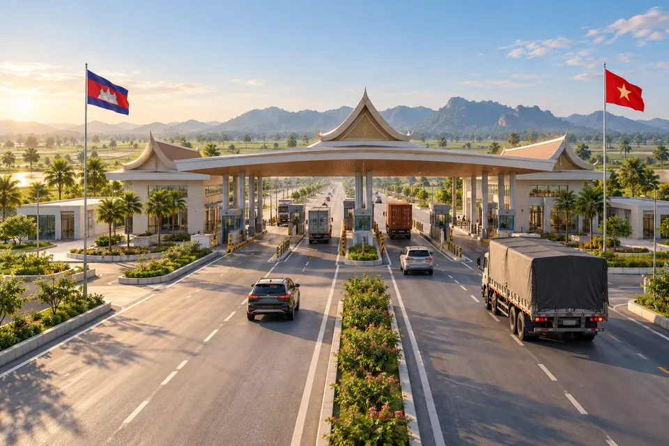 Tinh Bien border checkpoint