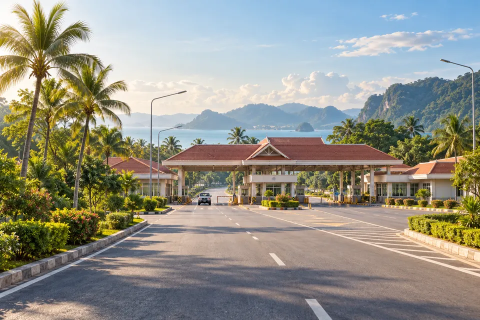 Xa Xia / Ha Tien border checkpoint